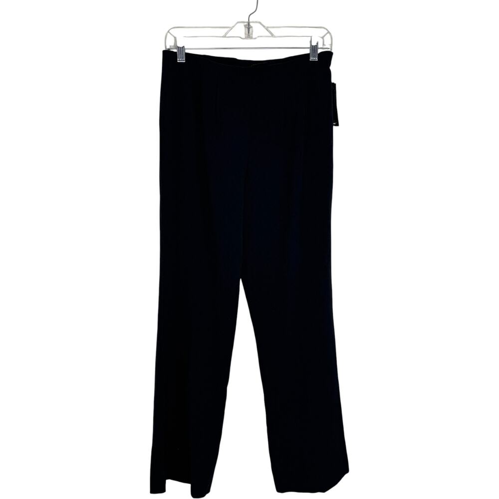 1601 Petites Paige Black Stretch Trouser‎ Pants Side Zip Comfort Waist 10P NWT